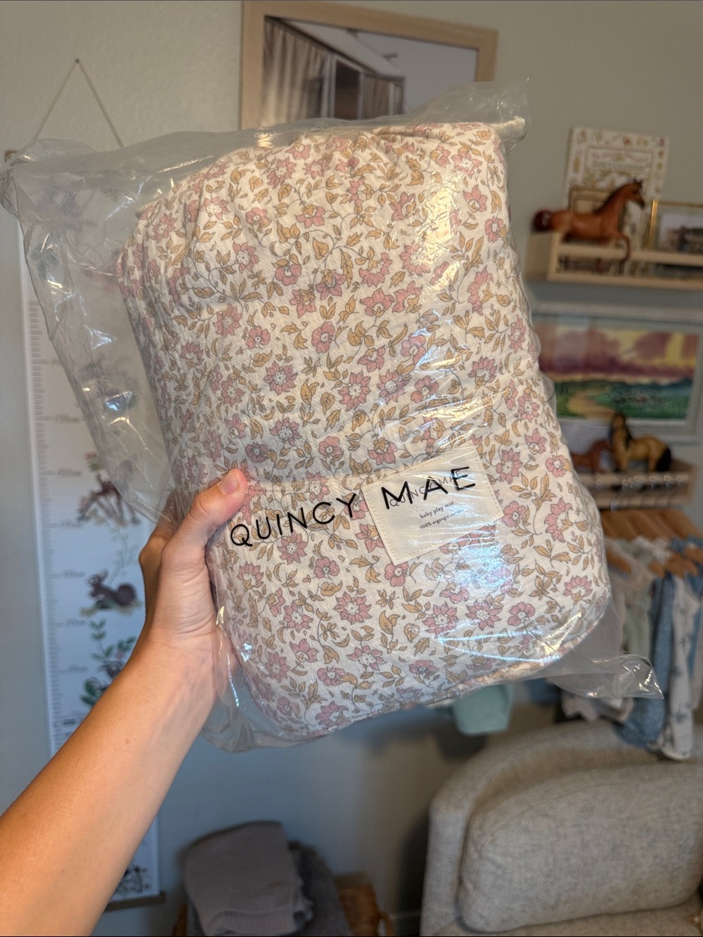 Quincy Mae Play Mat in “Dahlia”
